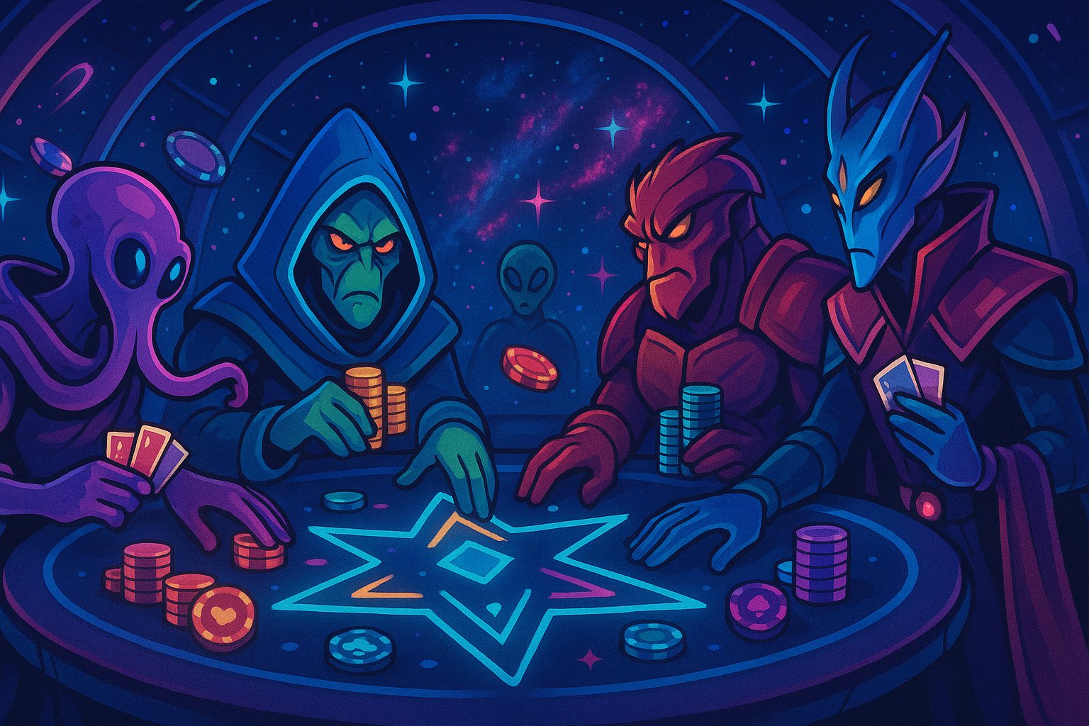Tampilan beranda 230 bernuansa neon