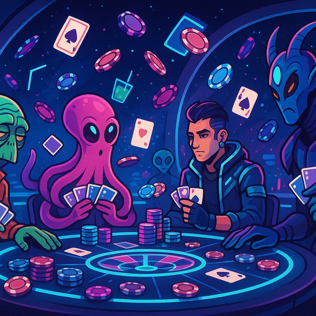 Ilustrasi bonus 230 dengan nuansa neon